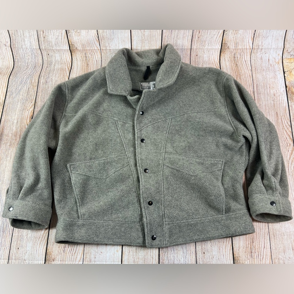 Vintage Western Storm Riders Clothes Line Button Jacket Size XL
